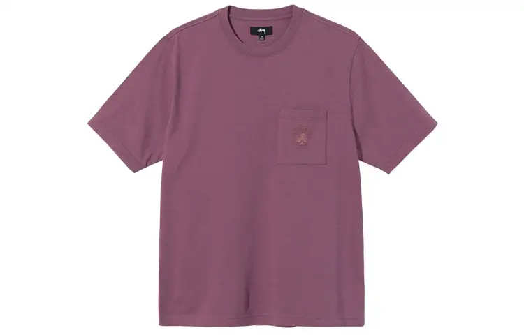 Stussy T Shirts Men's Crew Neck Moderate Straight Fit