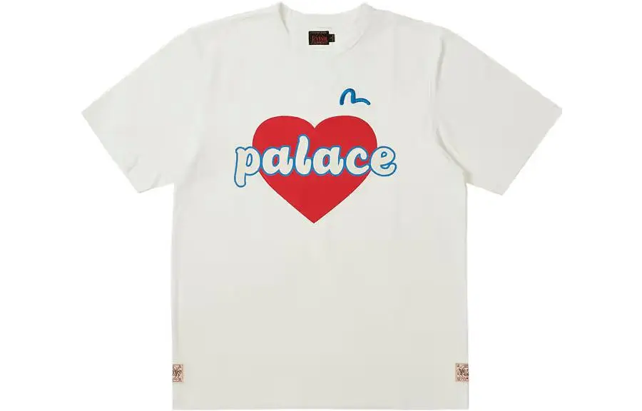 PALACE X Evisu Heart T shirt
