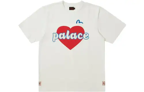 PALACE X Evisu Heart T shirt