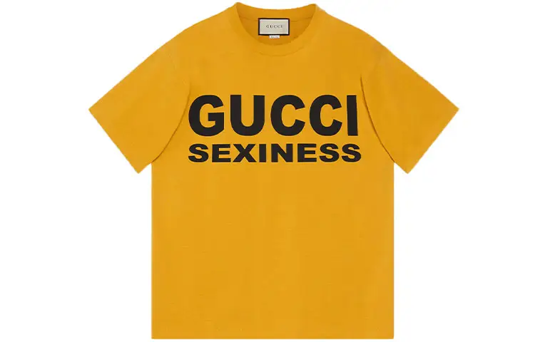 GUCCI SS21 T Shirt Men's Yellow