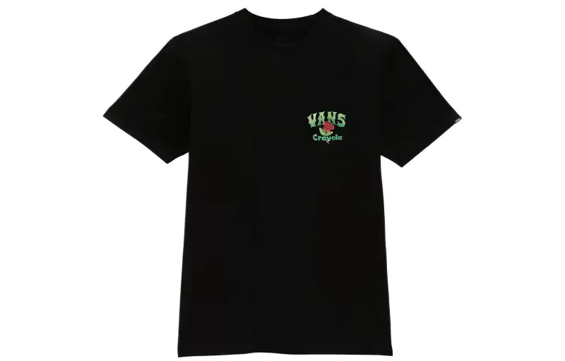 Vans X CRAYOLA RAINBOW T Shirt Unisex Black