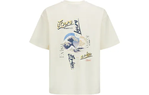 EVISU T Shirts Men's Crew Neck Moderate Straight Fit