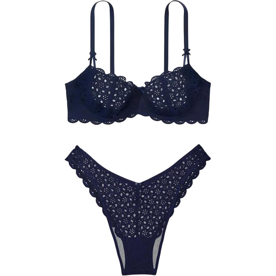 Женский комплект нижнего белья Victoria's Secret (черный)