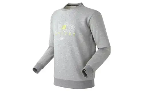 New Balance T Shirts Men's Gray Crew Neck Moderate Other