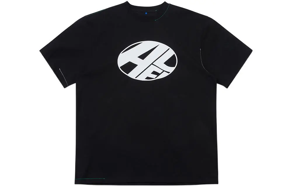 ADER ERROR T Shirts Unisex Black Crew Neck Moderate Straight Fit