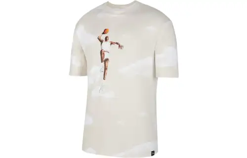 Jordan T Shirt Men's Sail White