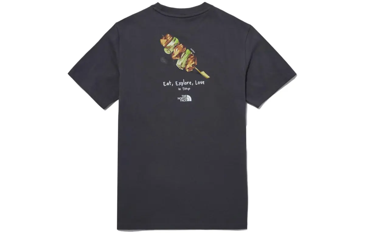 THE NORTH FACE T Shirt Men's Charcoal Gray