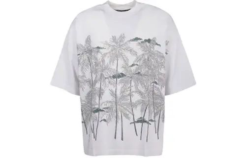 PALM ANGELS Palm Tree-print T-shirt