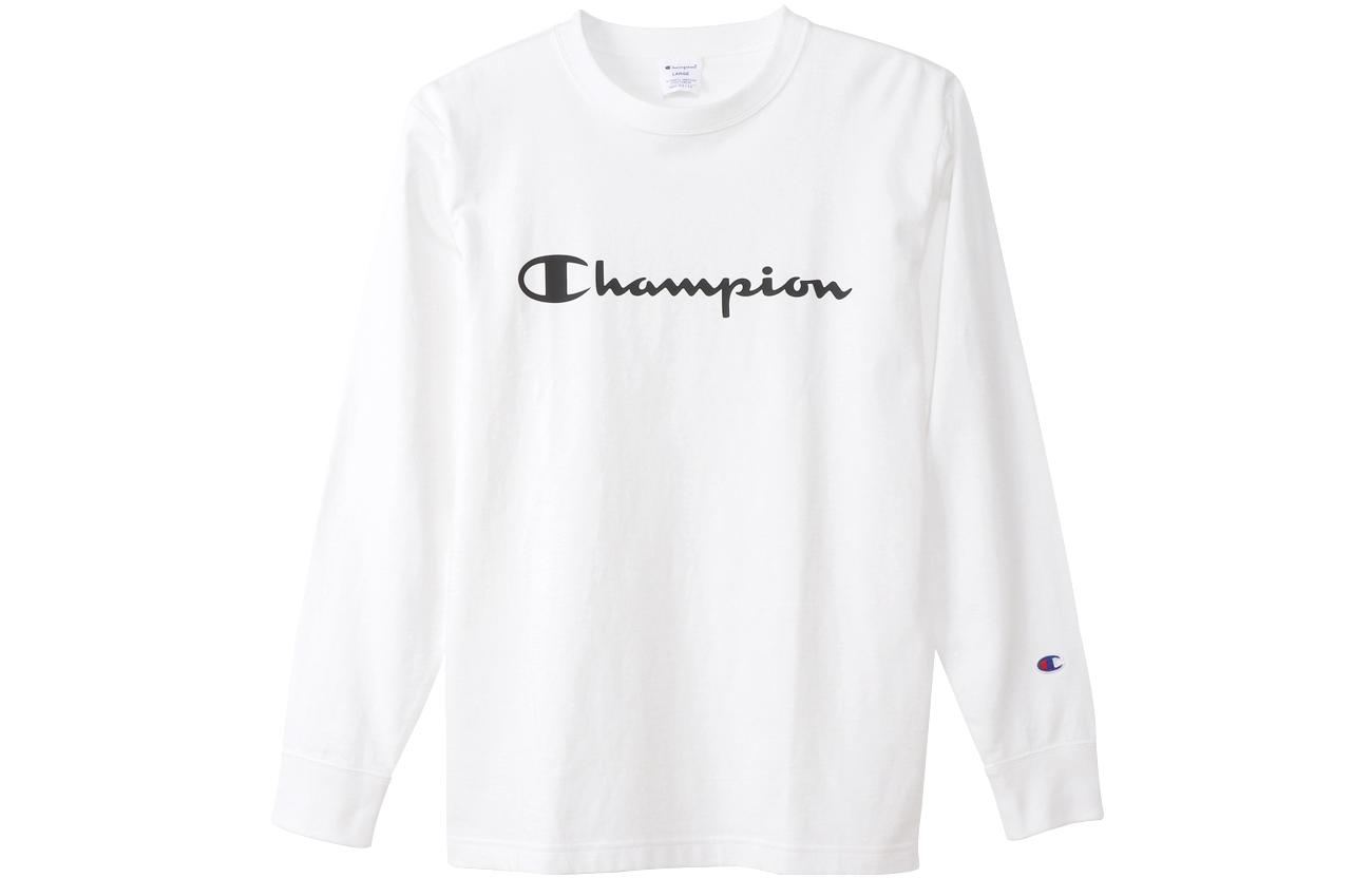 Champion Straight Fit Long Sleeved T Shirt Japan Version Unisex