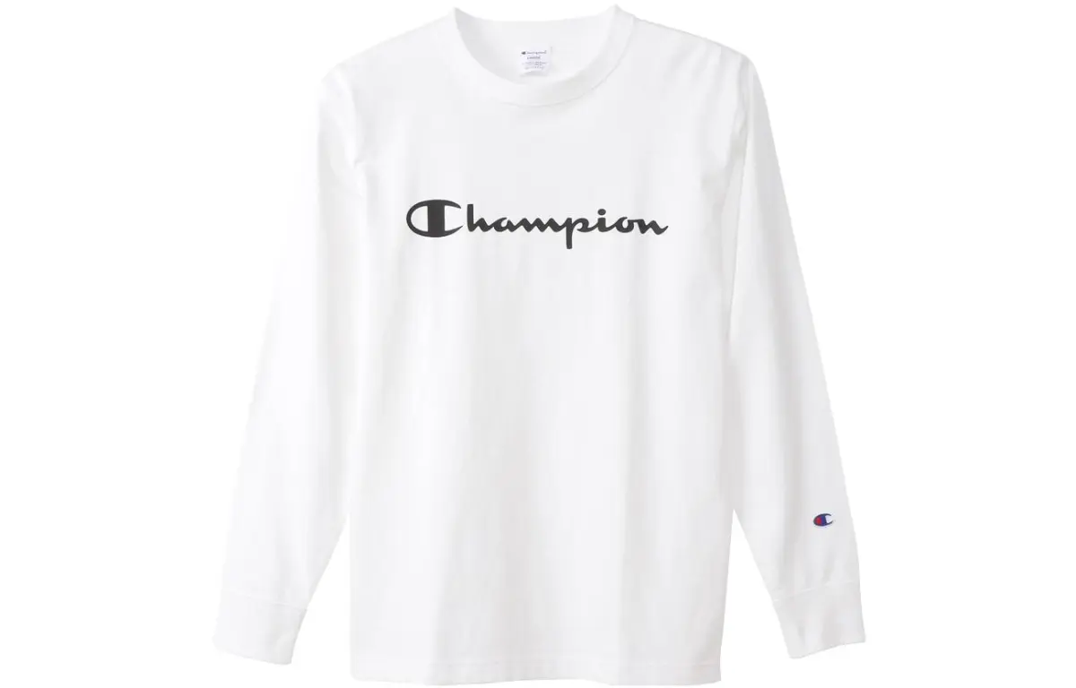 Champion Straight Fit Long Sleeved T Shirt Japan Version Unisex