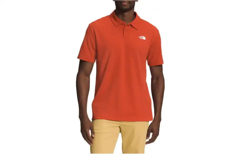 THE NORTH FACE T Shirts Men's Orange Polo Collar Thin Other