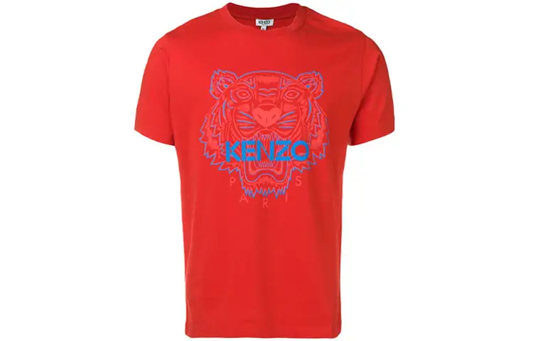 KENZO T Shirts Men's Crew Neck Moderate Straight Fit