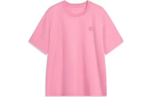 Li Ning Sports Life Collection T Shirt Unisex Morning Light Pink