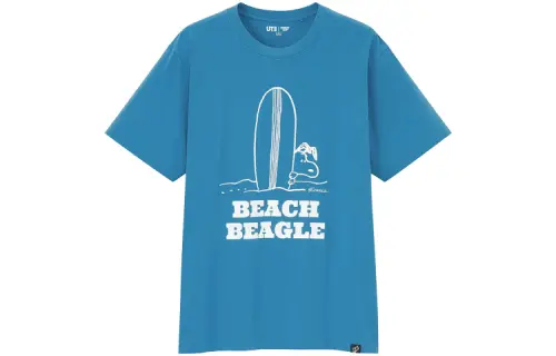 UNIQLO T Shirt Unisex Lake Blue