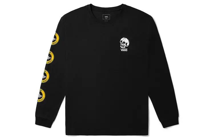Vans T Shirts Unisex Black Crew Neck Moderate Other