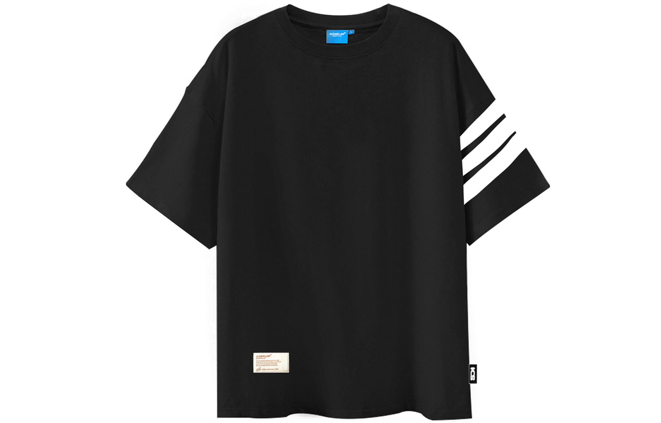 ICONS Lab Retro comfortable short sleeve T-shirt for leisure for men and women, American style, for beloved