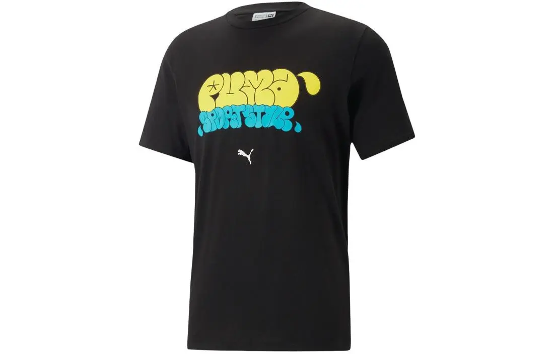 PUMA Set in Sleeve T Shirt Men's Black