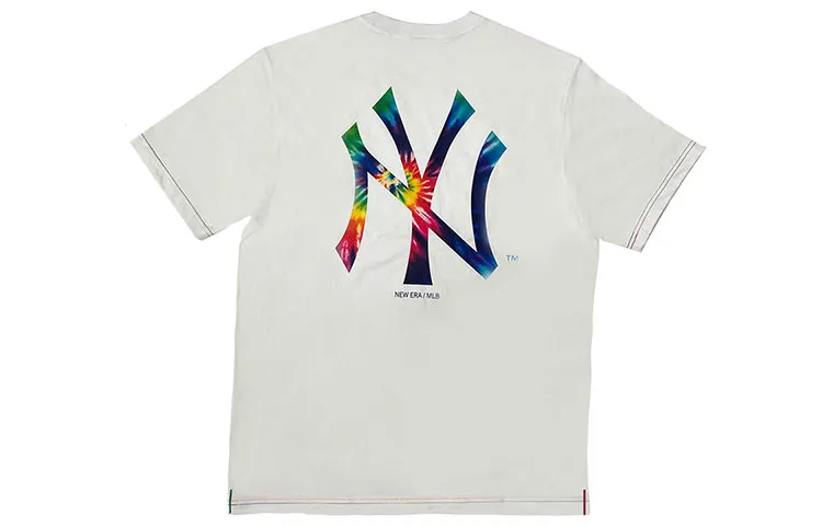 New Era X MLB T-Shirts Unisex White Crew Neck Moderate