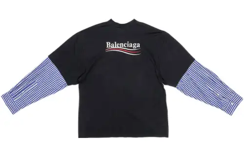 Balenciaga Political Campaign T Shirt Men's Black