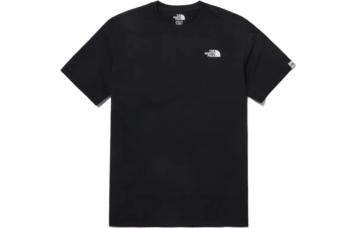 THE NORTH FACE T-Shirts Men's Black Crew Neck Moderate Straight Fit