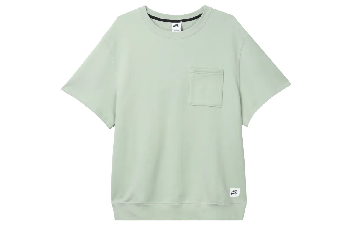 Nike T Shirt Unisex Aqua Blue/Dark Navy Blue