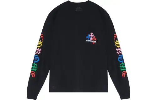 Chrome Hearts Multi Color Cross Cemetery L/S T shirt