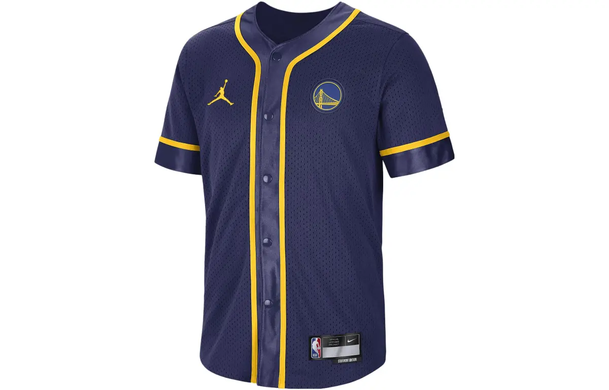 Jordan T-Shirts Men's Blue V-neck Moderate Straight Fit