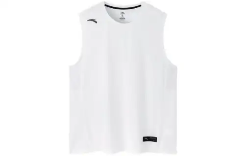 ANTA T Shirts Men's White Crew Neck Thin Straight Fit