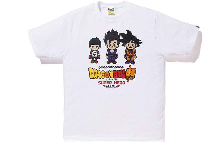 Bape X Dragon Ball Super Pan & Son Gohan & Son Goku Baby Milo Japan Exclusive Tee