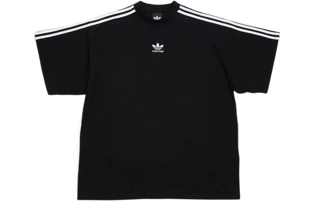 Balenciaga T Shirt Loose Fit Men's Black