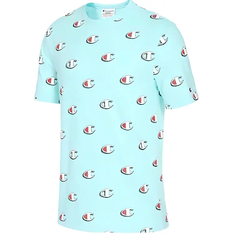Champion T Shirt US Version Unisex Mint Green
