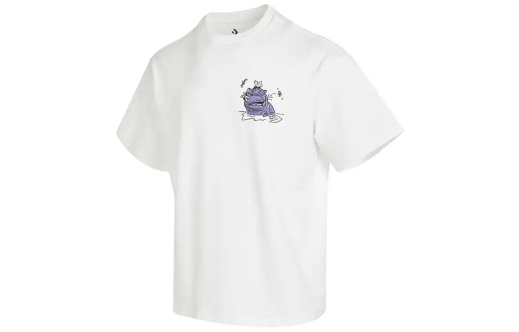 Converse Swamp Pals T Shirt Men's True White