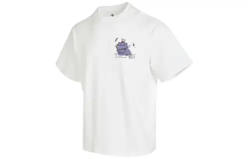Converse Swamp Pals T Shirt Men's True White