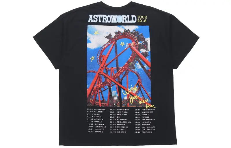Travis Scott T Shirt Unisex Black