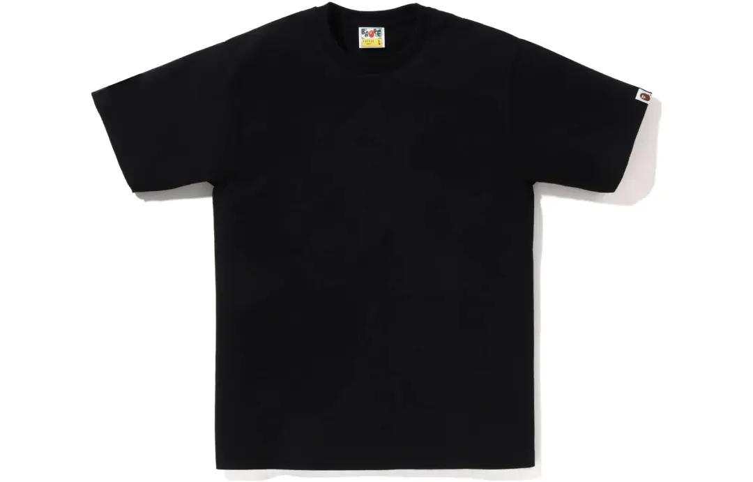 A BATHING APE T Shirts Men's Crew Neck Moderate Straight Fit