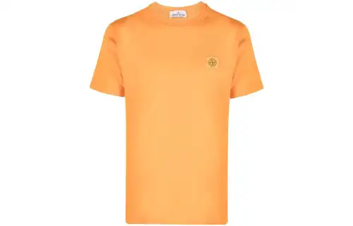 STONE ISLAND T Shirt Men's Orange