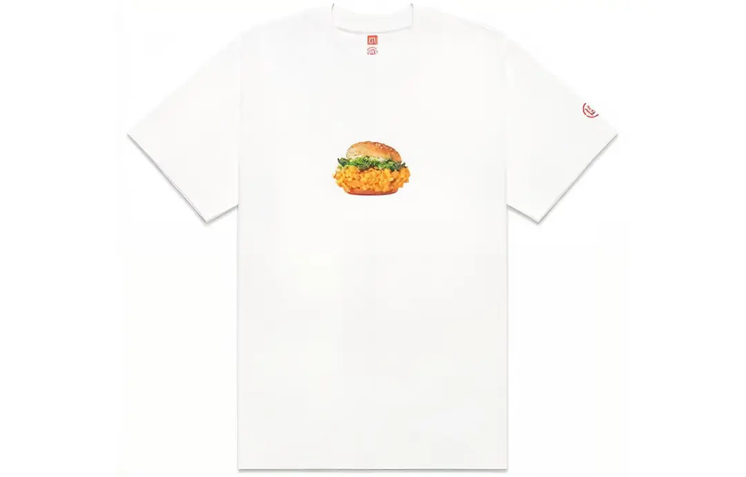 CLOT X McDonald's CLOT X T Shirts Unisex White Crew Neck Moderate Straight Fit