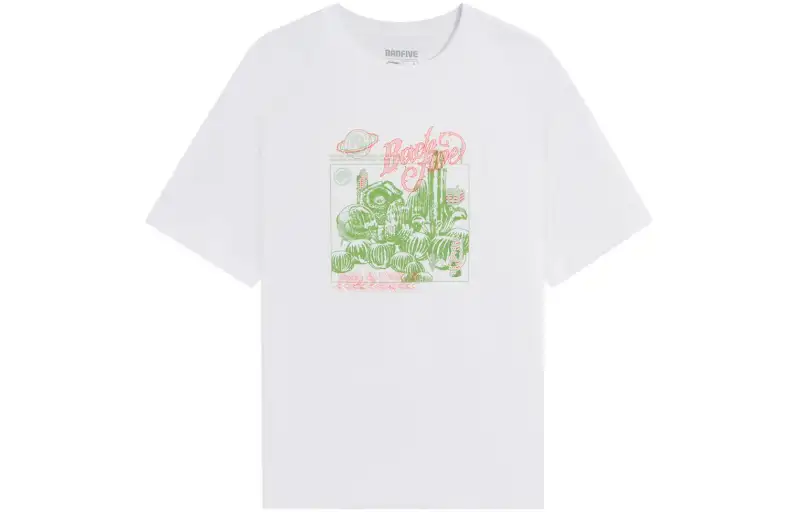 Li Ning T Shirts Men's White Crew Neck Moderate Straight Fit