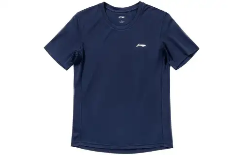 Li Ning T Shirts Unisex Crew Neck Moderate Straight Fit