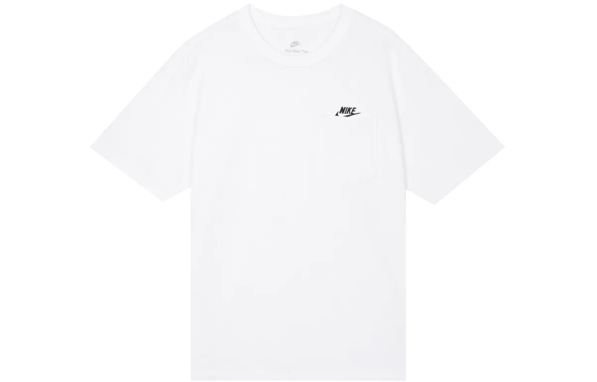 Nike T-Shirts Men's White Crew Neck Moderate