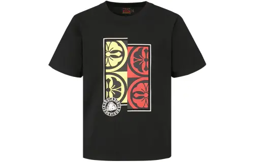 EVISU T Shirts Men's Crew Neck Moderate Straight Fit