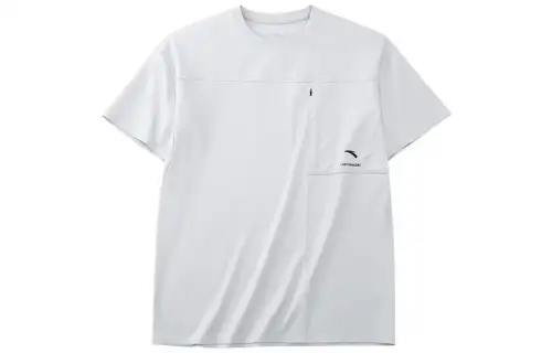 ANTA T Shirts Unisex White Crew Neck Moderate Straight Fit