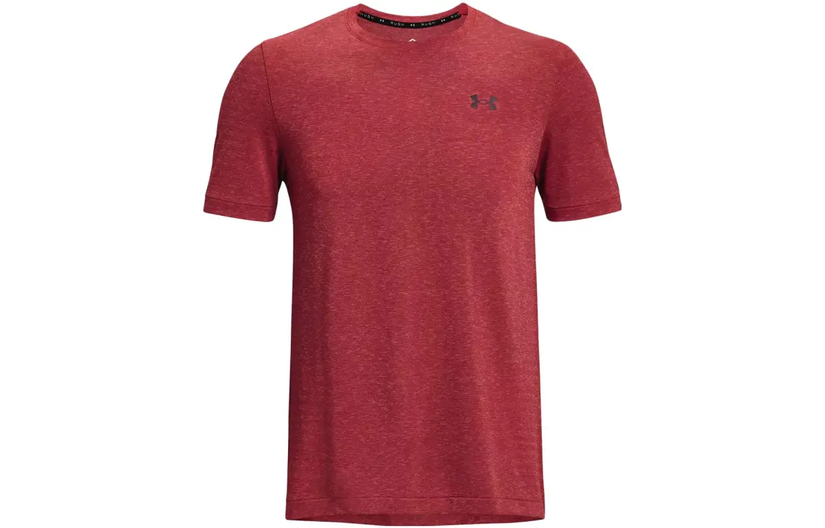 Under Armour T-Shirts Men's Radio Red Crew Neck Moderate Straight Fit