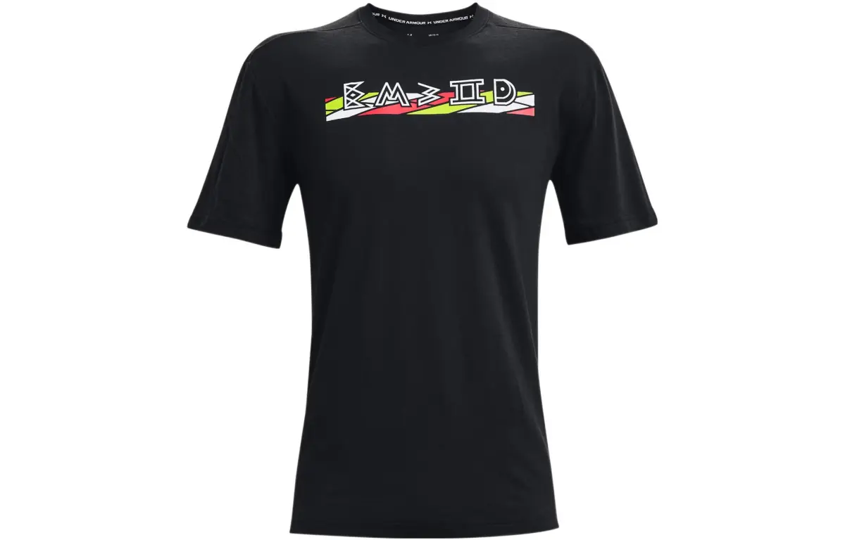 Under Armour Set in Sleeve T Shirt Men's Black