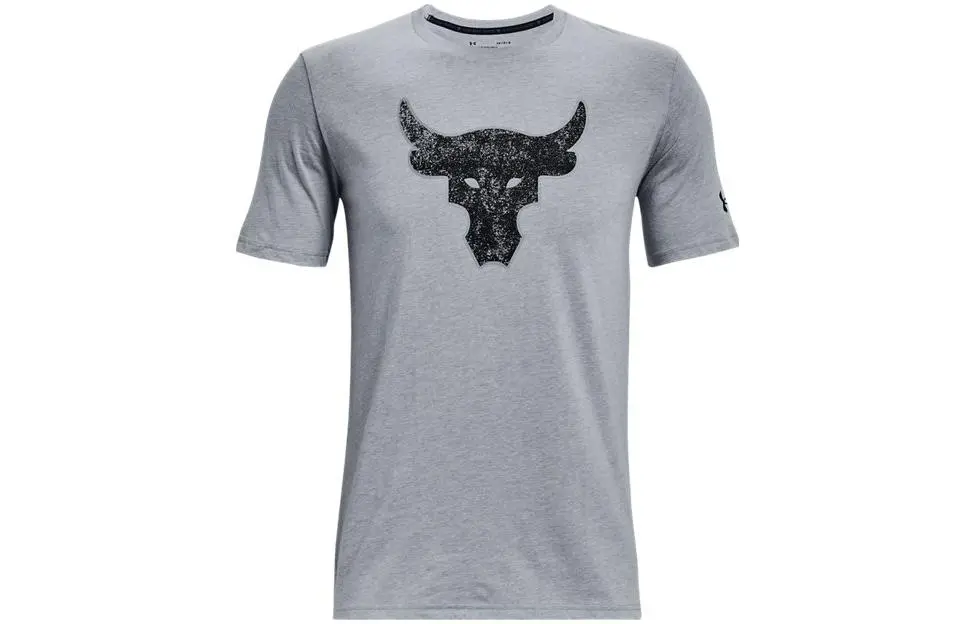 Under Armour Project Rock T Shirt Men's Gray