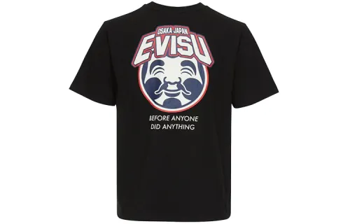 EVISU T Shirts Men's Crew Neck Moderate Straight Fit