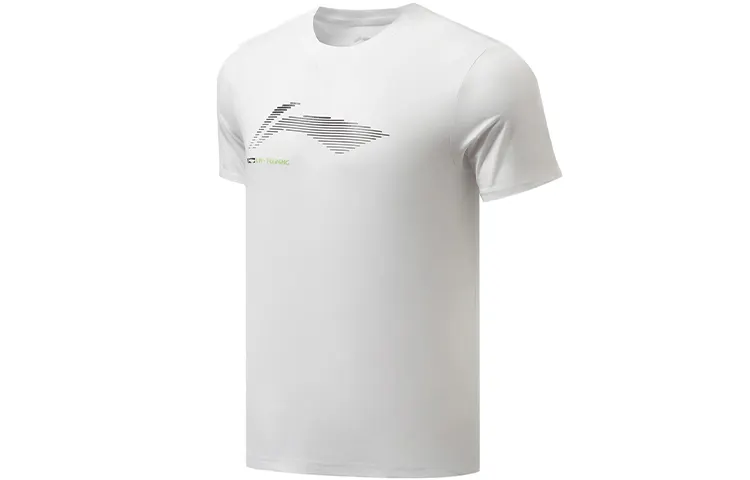 Li Ning Training Collection Fitness Collection T Shirt Men's Standard White