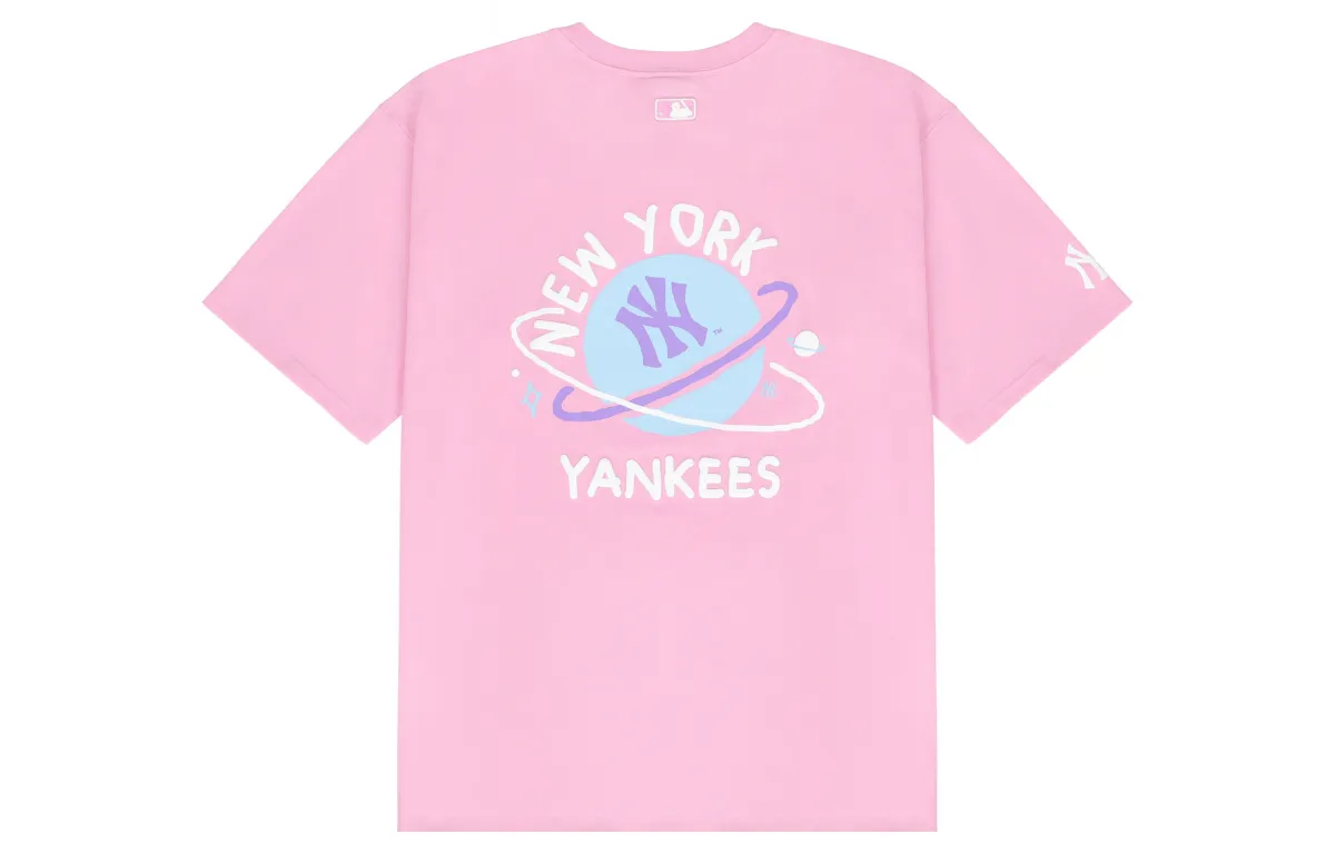 MLB New York Yankees T Shirt Unisex Pink