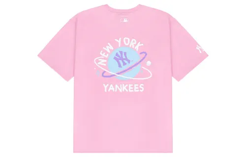 MLB New York Yankees T Shirt Unisex Pink