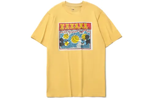 Li Ning x Disney Sports Fashion Collection T Shirt Men's Light Ochre Yellow
